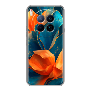 Силиконовый чехол на Tecno Camon 40 Premier 5G с принтом Цветы