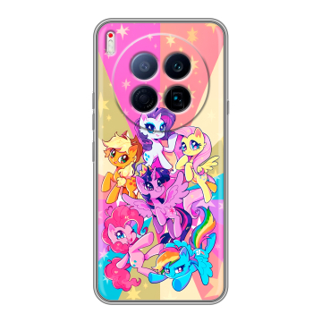 Силиконовый чехол на Tecno Camon 40 Premier 5G с принтом My little pony Дружба чудо