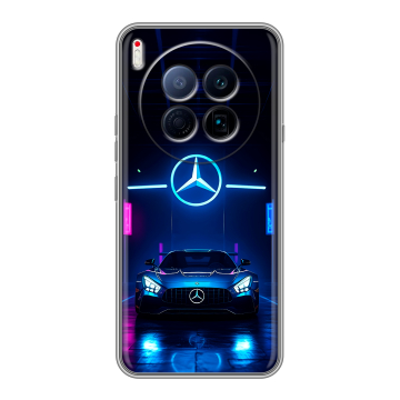 Силиконовый чехол на Tecno Camon 40 Premier 5G с принтом Mercedes Мерседес