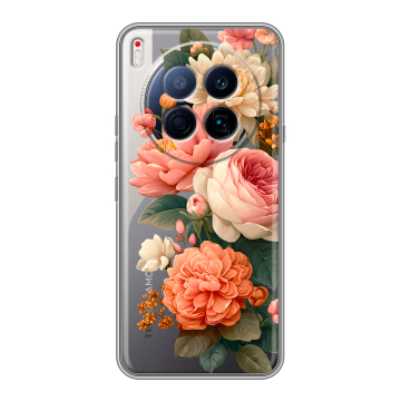 Силиконовый чехол на Tecno Camon 40 Premier 5G с принтом цветы Силиконовый чехол на Tecno Camon 40 Premier 5G с принтом цветы