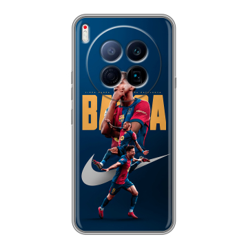 Силиконовый чехол на Tecno Camon 40 Premier 5G с принтом Барселона Barca Yamal 