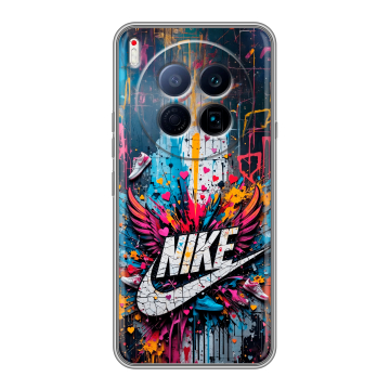 Силиконовый чехол на Tecno Camon 40 Premier 5G с принтом Nike Найк