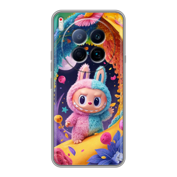 Силиконовый чехол на Tecno Camon 40 Premier 5G с принтом Labubu Лабубу