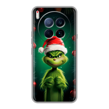 Силиконовый чехол на Tecno Camon 40 Premier 5G с принтом Гринч Новый год Рождество Силиконовый чехол на Tecno Camon 40 Premier 5G с принтом Гринч Новый год Рождество