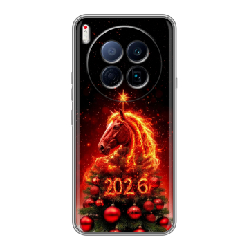 Силиконовый чехол на Tecno Camon 40 Premier 5G с принтом Новый год Силиконовый чехол на Tecno Camon 40 Premier 5G с принтом Новый год