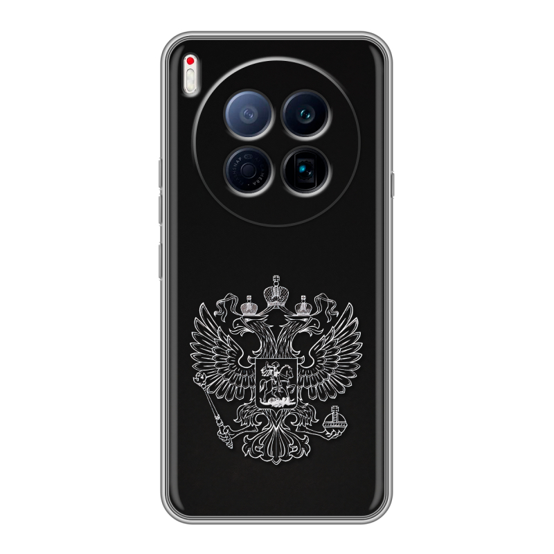 Силиконовый чехол на Tecno Camon 40 Premier 5G с принтом Герб России Силиконовый чехол на Tecno Camon 40 Premier 5G с принтом Герб России