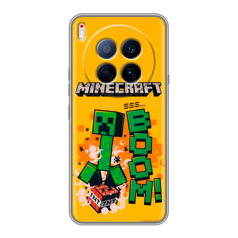 Силиконовый чехол на Tecno Camon 40 Premier 5G с принтом Майнкрафт Minecraft Силиконовый чехол на Tecno Camon 40 Premier 5G с принтом Майнкрафт Minecraft