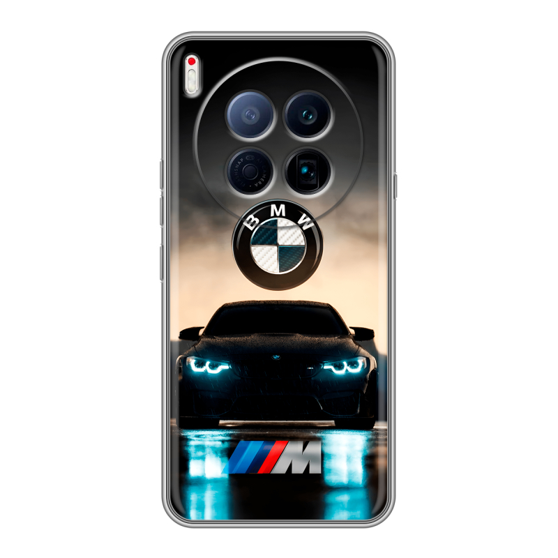 Силиконовый чехол на Tecno Camon 40 Premier 5G с принтом БМВ BMW Силиконовый чехол на Tecno Camon 40 Premier 5G с принтом БМВ BMW