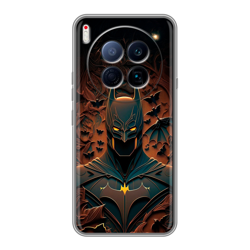Силиконовый чехол на Tecno Camon 40 Premier 5G с принтом Batman Бэтмен Силиконовый чехол на Tecno Camon 40 Premier 5G с принтом Batman Бэтмен