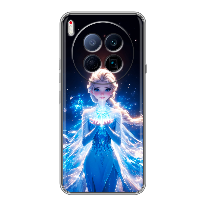 Силиконовый чехол на Tecno Camon 40 Premier 5G с принтом Холодное сердце Frozen Силиконовый чехол на Tecno Camon 40 Premier 5G с принтом Холодное сердце Frozen