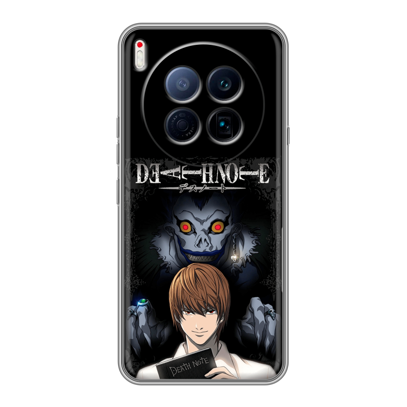 Силиконовый чехол на Tecno Camon 40 Premier 5G с принтом Death note Тетрадь смерти Силиконовый чехол на Tecno Camon 40 Premier 5G с принтом Death note Тетрадь смерти