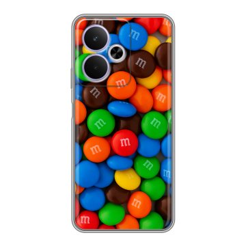 Силиконовый чехол на Realme 14T 5G с принтом Конфеты Силиконовый чехол на Realme 14T 5G с принтом Конфеты