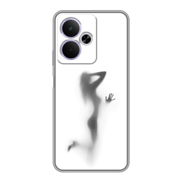 Силиконовый чехол на Realme 14T 5G с принтом Силуэт