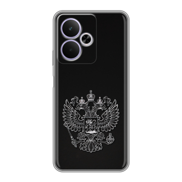 Силиконовый чехол на Realme 14T 5G с принтом Герб России