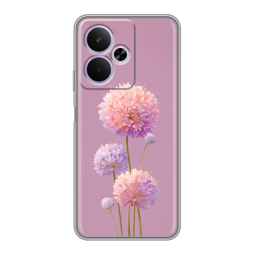 Силиконовый чехол на Realme 14T 5G с принтом Цветы