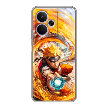 Силиконовый чехол на Realme 14T 5G с принтом Аниме Наруто Naruto