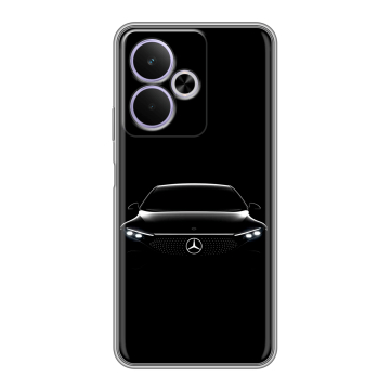 Силиконовый чехол на Realme 14T 5G с принтом Mercedes Мерседес