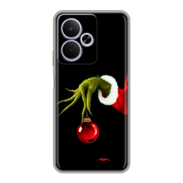 Силиконовый чехол на Realme 14T 5G с принтом Новый год Гринч