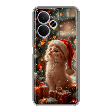 Силиконовый чехол на Realme 14T 5G с принтом Новый год