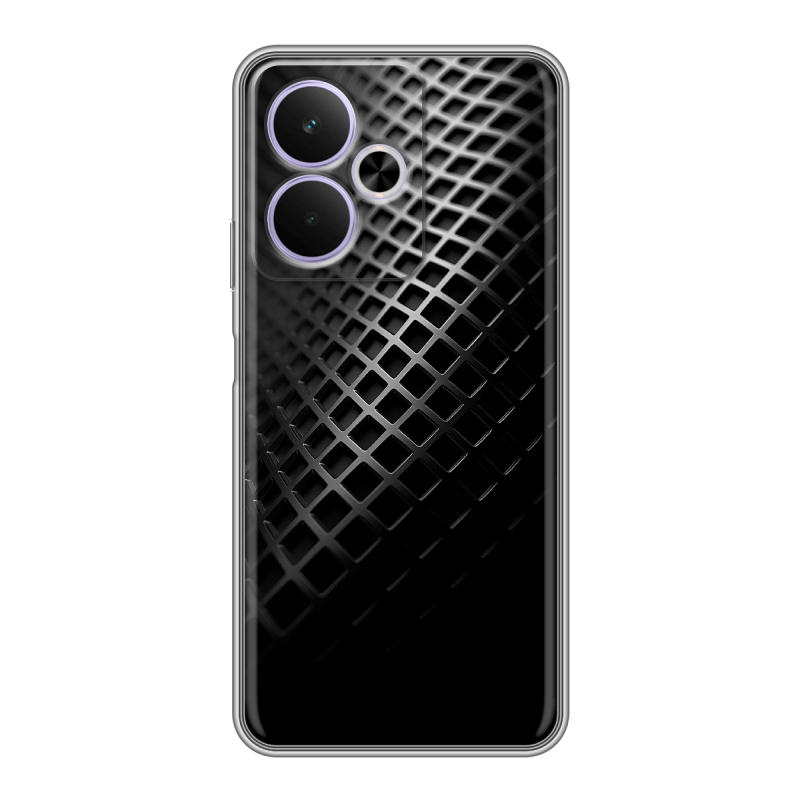 Силиконовый чехол на Realme 14T 5G с принтом Текстура металла Силиконовый чехол на Realme 14T 5G с принтом Текстура металла