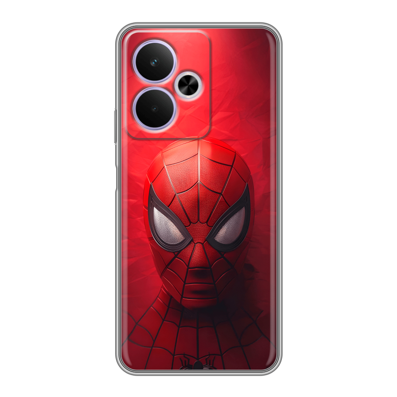 Силиконовый чехол на Realme 14T 5G с принтом Spiderman Человек паук Силиконовый чехол на Realme 14T 5G с принтом Spiderman Человек паук