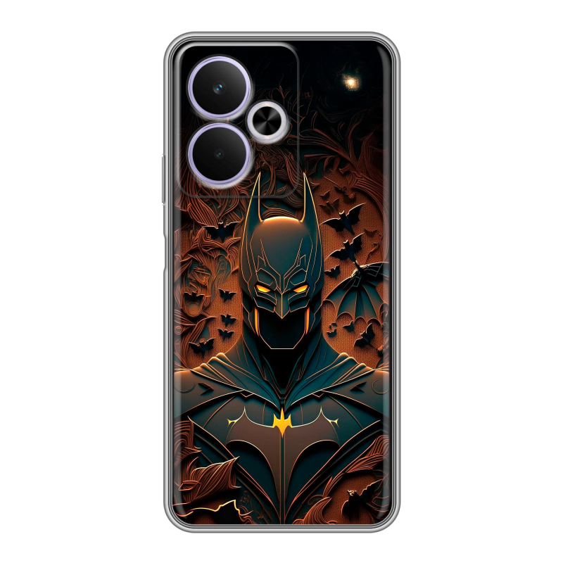Силиконовый чехол на Realme 14T 5G с принтом Batman Бэтмен Силиконовый чехол на Realme 14T 5G с принтом Batman Бэтмен