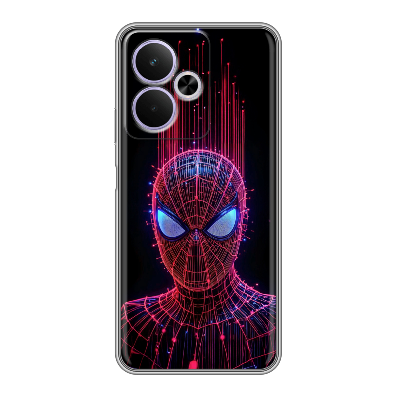Силиконовый чехол на Realme 14T 5G с принтом Spiderman Человек паук Силиконовый чехол на Realme 14T 5G с принтом Spiderman Человек паук