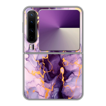 Пластиковый чехол на HUAWEI Pura X с принтом Мрамор