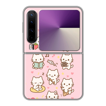 Пластиковый чехол на HUAWEI Pura X с принтом Hello Kitty Хелоу Кити