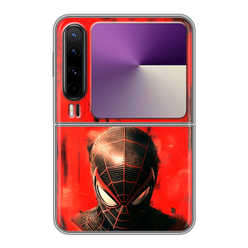 Пластиковый чехол на HUAWEI Pura X с принтом человек паук spiderman