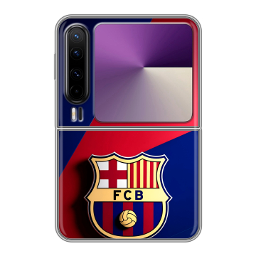 Пластиковый чехол на HUAWEI Pura X с принтом Барселона Barcelona Пластиковый чехол на HUAWEI Pura X с принтом Барселона Barcelona