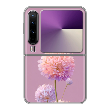 Пластиковый чехол на HUAWEI Pura X с принтом Цветы