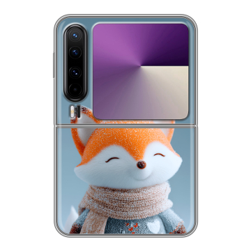 Пластиковый чехол на HUAWEI Pura X с принтом Лиса