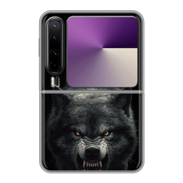 Пластиковый чехол на HUAWEI Pura X с принтом Волк