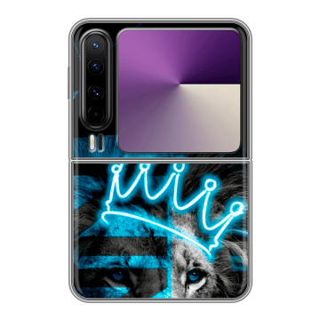 Пластиковый чехол на HUAWEI Pura X с принтом Король лев