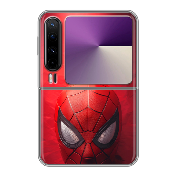 Пластиковый чехол на HUAWEI Pura X с принтом Spiderman Человек паук