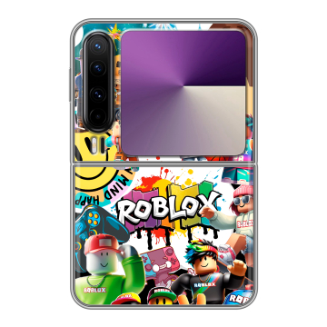 Пластиковый чехол на HUAWEI Pura X с принтом Roblox Роблокс Пластиковый чехол на HUAWEI Pura X с принтом Roblox Роблокс
