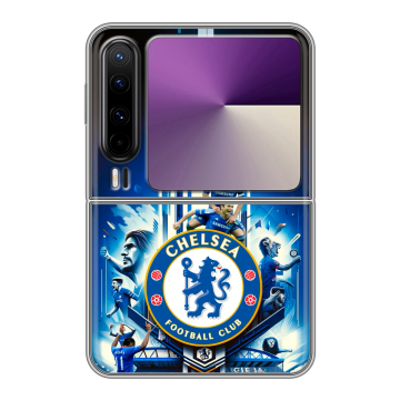 Пластиковый чехол на HUAWEI Pura X с принтом Chelsea Челси