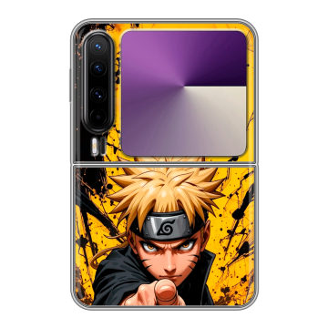 Пластиковый чехол на HUAWEI Pura X с принтом Naruto Наруто