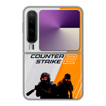 Пластиковый чехол на HUAWEI Pura X с принтом Counter Strike