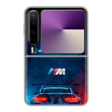Пластиковый чехол на HUAWEI Pura X с принтом BMW БМВ