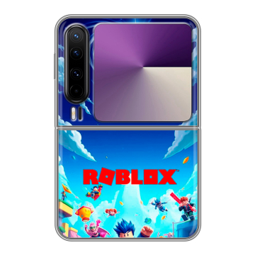 Пластиковый чехол на HUAWEI Pura X с принтом Roblox Роблокс Пластиковый чехол на HUAWEI Pura X с принтом Roblox Роблокс