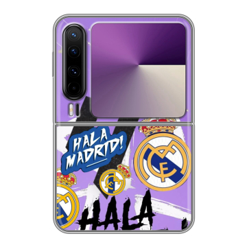 Пластиковый чехол на HUAWEI Pura X с принтом Real Madrid Реал Мадрид