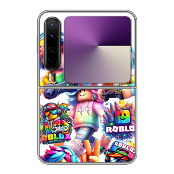Пластиковый чехол на HUAWEI Pura X с принтом Roblox Роблокс