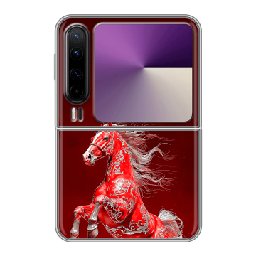 Пластиковый чехол на HUAWEI Pura X с принтом Новый год Пластиковый чехол на HUAWEI Pura X с принтом Новый год