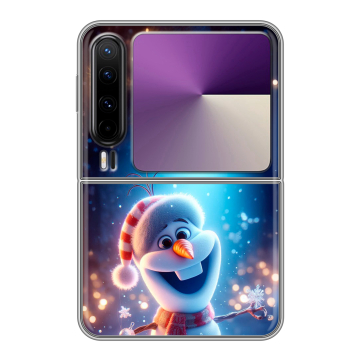 Пластиковый чехол на HUAWEI Pura X с принтом Новый год