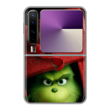 Пластиковый чехол на HUAWEI Pura X с принтом Новый год