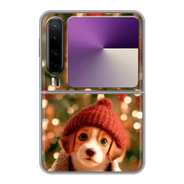 Пластиковый чехол на HUAWEI Pura X с принтом Новый год Пластиковый чехол на HUAWEI Pura X с принтом Новый год