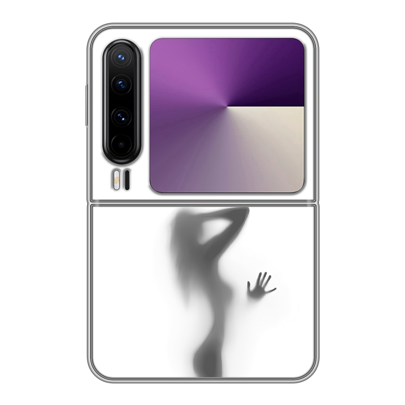 Пластиковый чехол на HUAWEI Pura X с принтом Силуэт Пластиковый чехол на HUAWEI Pura X с принтом Силуэт