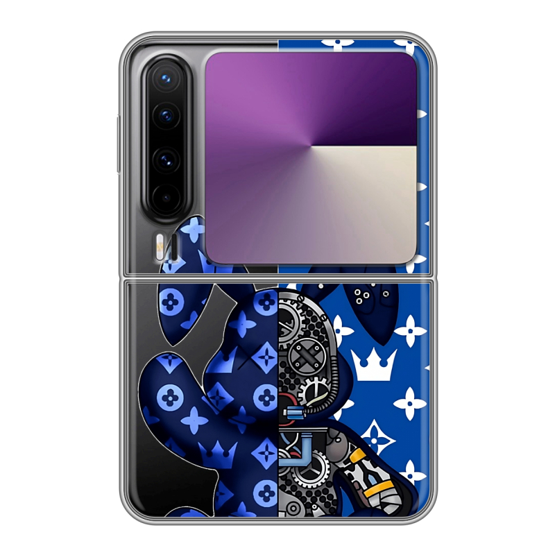 Пластиковый чехол на HUAWEI Pura X с принтом Луи робот Пластиковый чехол на HUAWEI Pura X с принтом Луи робот